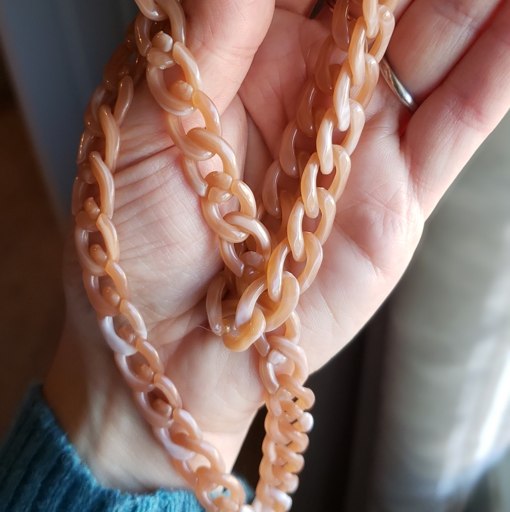 Chunky Lucite Face Mask or Eyewear Chain